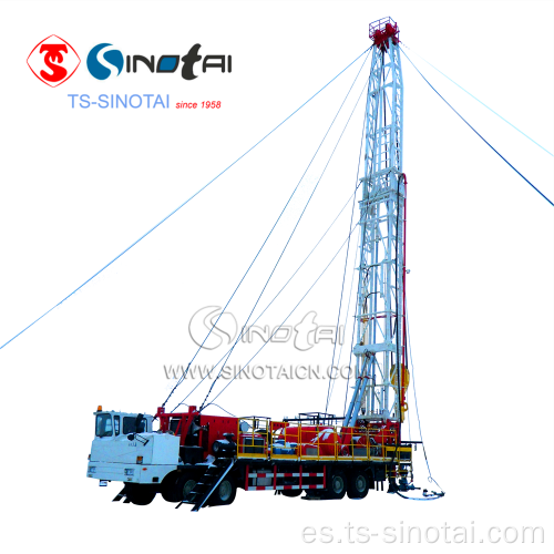 Plataforma de perforación montada en camión API ZJ15 para petróleo y gas